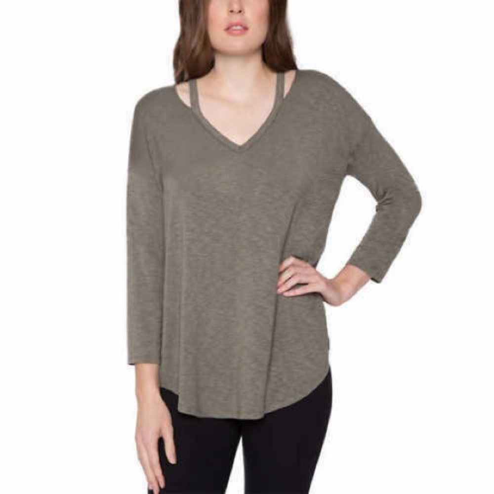 Quarter sleeve colder shouldertop